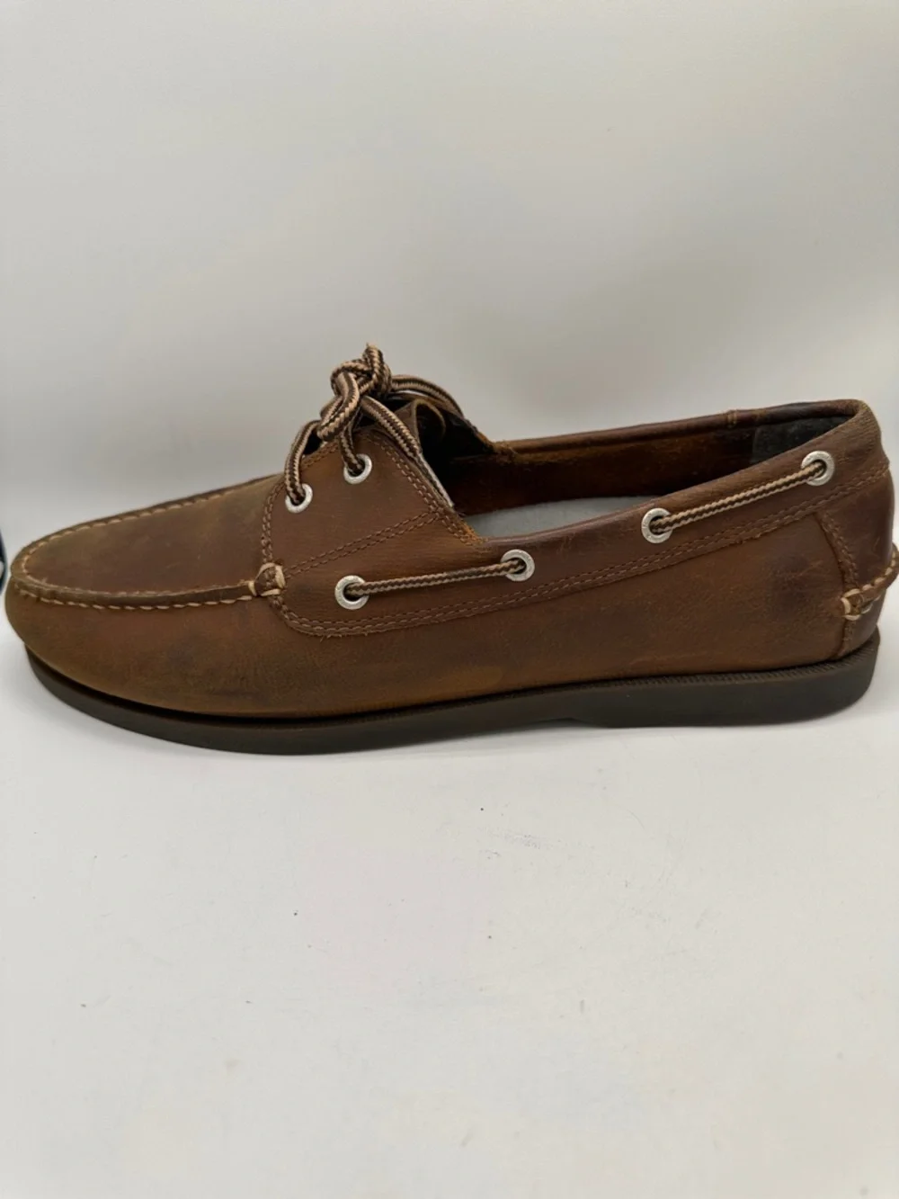Dockers men's brown Vargas boat shoes, size 11W